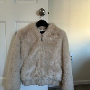 Banana Republic Faux Fur Bomber jacket